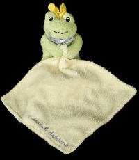 Wendy Bellissimo Sir Leapsalot Frog Sweet Dreams Lovey Blanket Plush